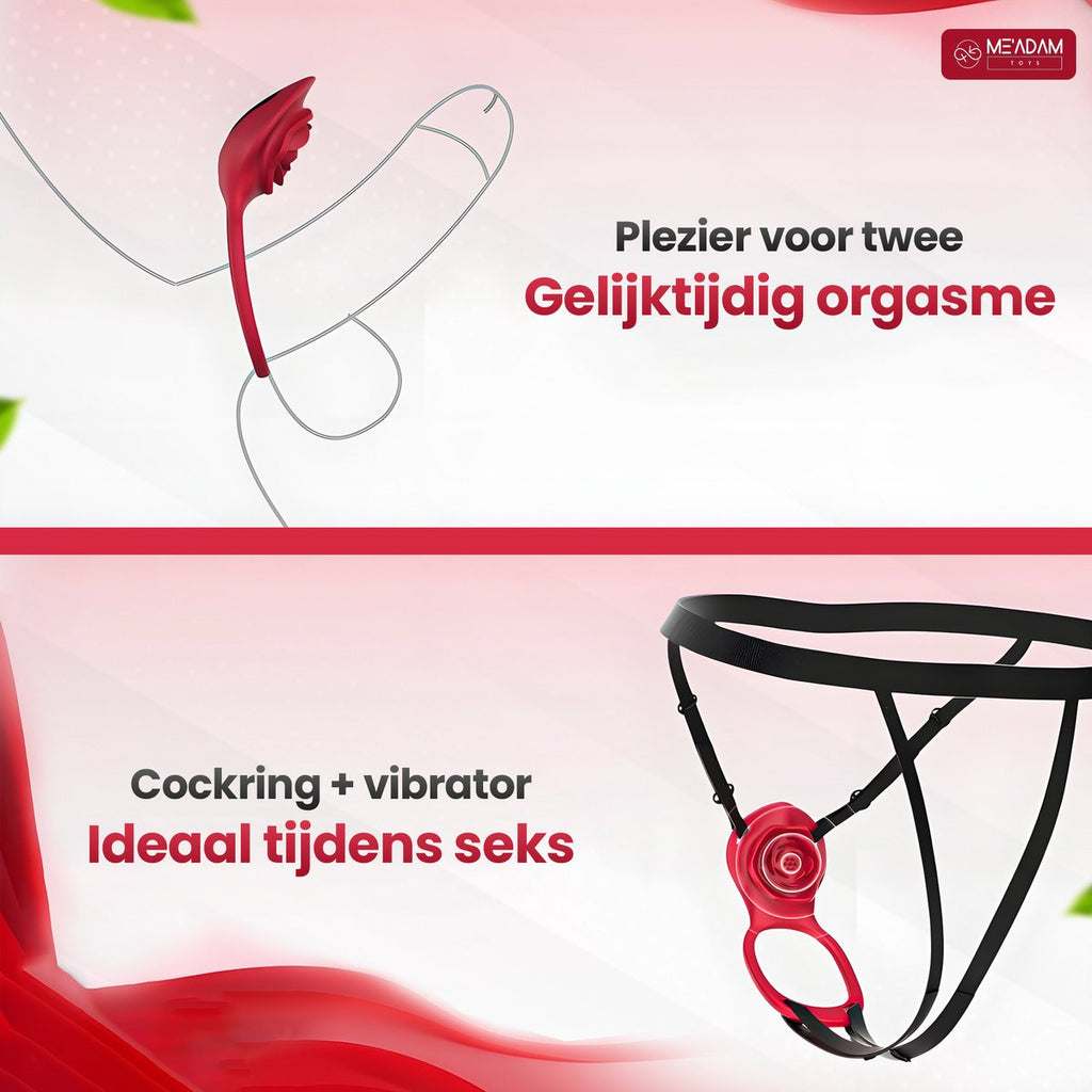 ME'ADAM - Draagbare Clitoris Vibrator voor Koppels - Stil & Discreet - 10 Vibratiestanden - Waterbestendig - Met Afstandsbediening en App - Sex toys voor vrouwen - Vibrators