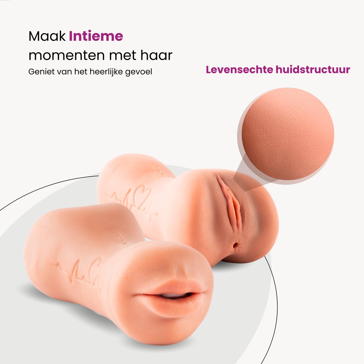 ME'ADAM - Amaze Dolls Julia Pocket Pussy voor Man - 3 in 1 – Sex Toys Voor Mannen en Koppels – Blowjob - Masturbator voor man - met Mond Kont en Vagina