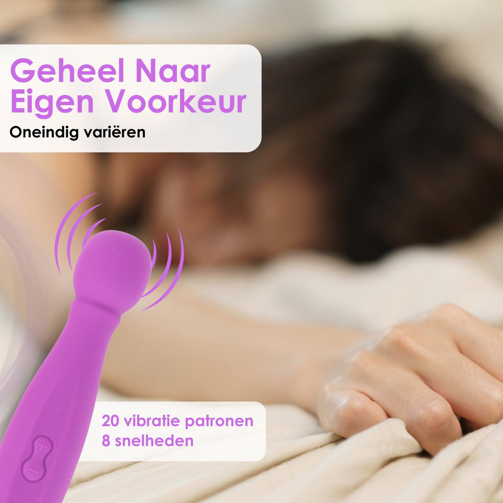 Tarzan vibrator met 20 vibratiepatronen en 8 snelheden