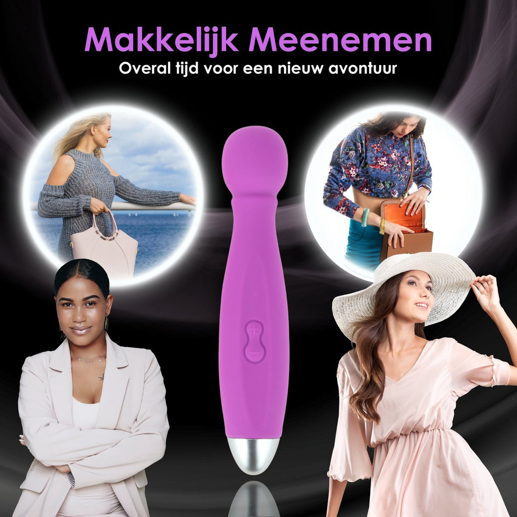 Compacte Tarzan wand vibrator, makkelijk mee te nemen