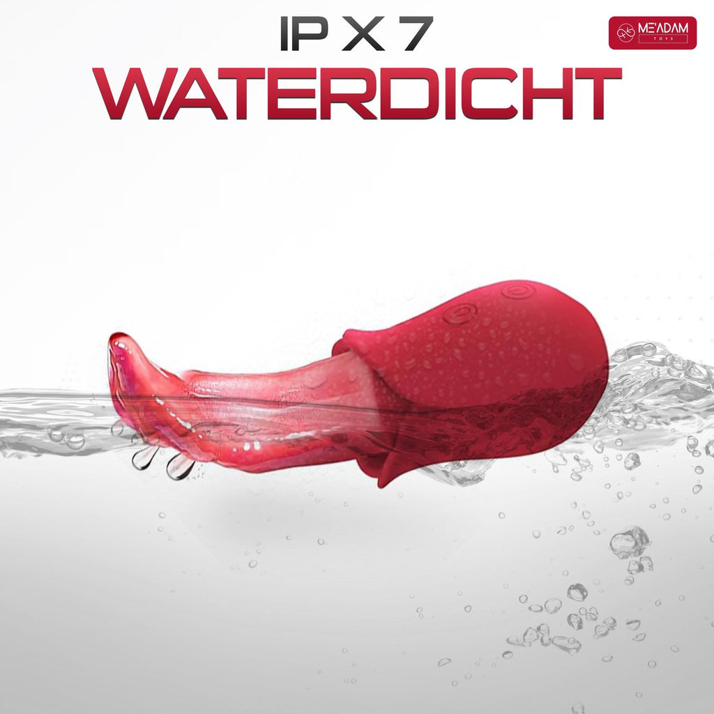 IPX7 waterdichte tong vibrator in het water