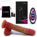 ME'ADAM - XXL Siliconen Vibrator - Dildo met Zuignap en Afstandsbediening - Krachtige Vibraties - Vaginaal & Anaal - Sex toys voor vrouwen - Sex toys voor mannen